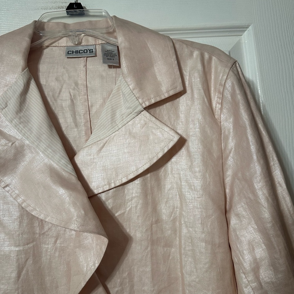 Chico's Delicate Ruffled Constance Jacket - Picture 6 of 16